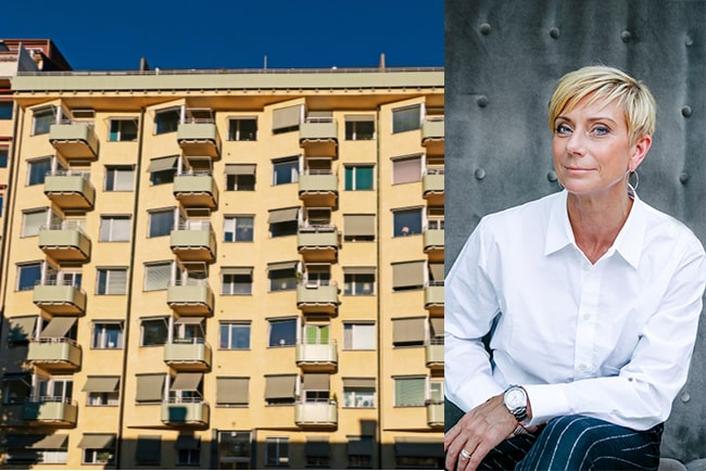 lägenhetshus och liza nyberg, vd för svensk fastighetsförmedling